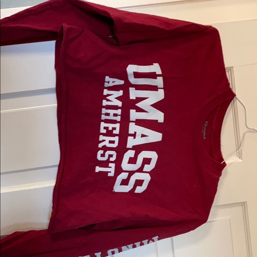 UMASS cropped long sleeve